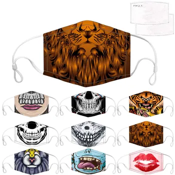 

Dustproof Windproof Foggy Haze PM2.5 Mask With Mask Gasket Face Mask Filter Washable Earloop Mask Headwear Motorcycle Mask