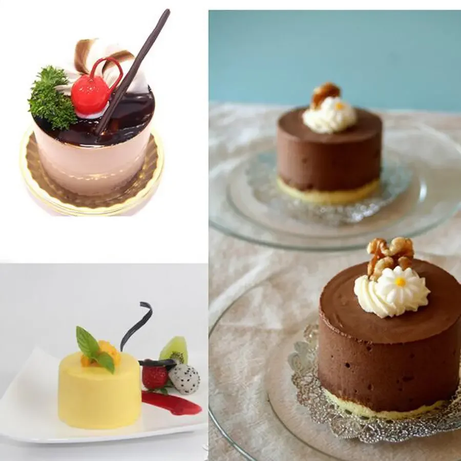 8 Holes Round Shape Silicone Cake Mold 3D Chocolate Candy Pudding Ice Mold Fondant Pastry Mould