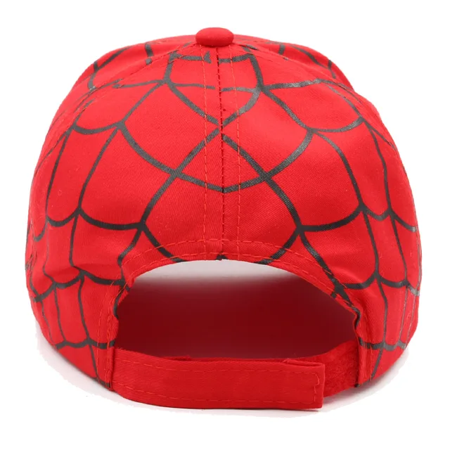 Anime Spider Kids Cap Cartoon baby Embroidery Man Cotton Children's Baseball Caps for Boy Girl Hip Hop Hat Snapback summer cap 2