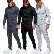 *#Best Price ZOGAA Autumn Tracksuit Men Casual Solid Hoodies+Pants Two Pieces Set Men's Sweatshirts Sportswear Drawstring Pants Sweatsuit *#Best Price ZOGAA Autumn Tracksuit Men Casual Solid Hoodies+Pants Two Pieces Set Men's Sweatshirts Sportswear Drawstring Pants Sweatsuit