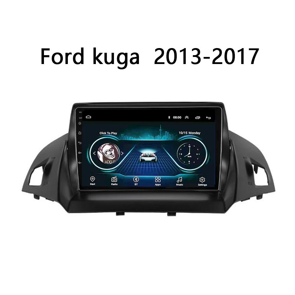 

Car multimedia System For Ford kuga escape C-max 2013-2017 autoRadio GPS Navigation Android8.1 9" support WIFI review video SWC