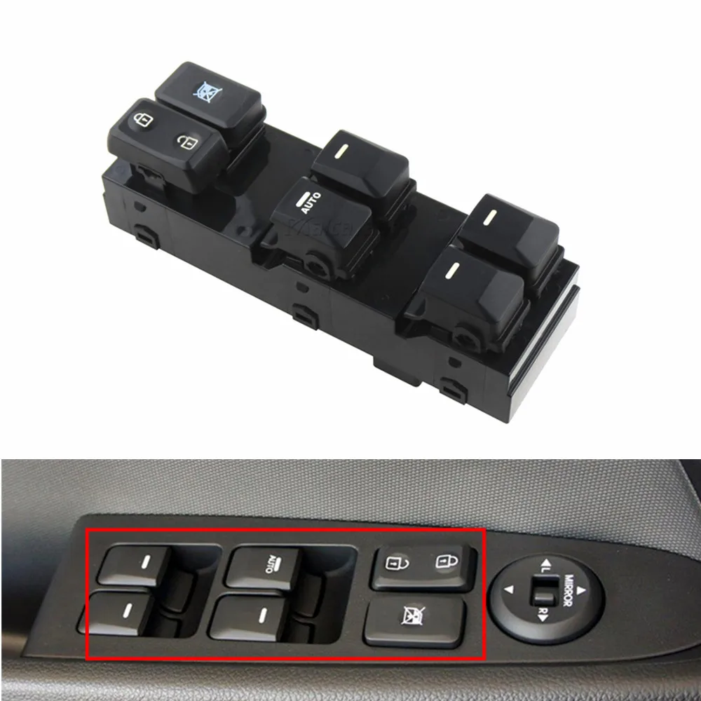 Free Shipping Worldwide Kia 935703W000WK Door Window Switch Panel Fast