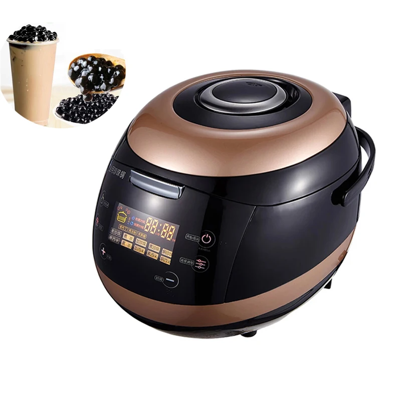

Commercial Automatic Bubble Tea Cooker Machine Boiling Pearl Pot For Milk Tea Shop Automatic Pearl Pot 5L Tapioca Pearl Cooker