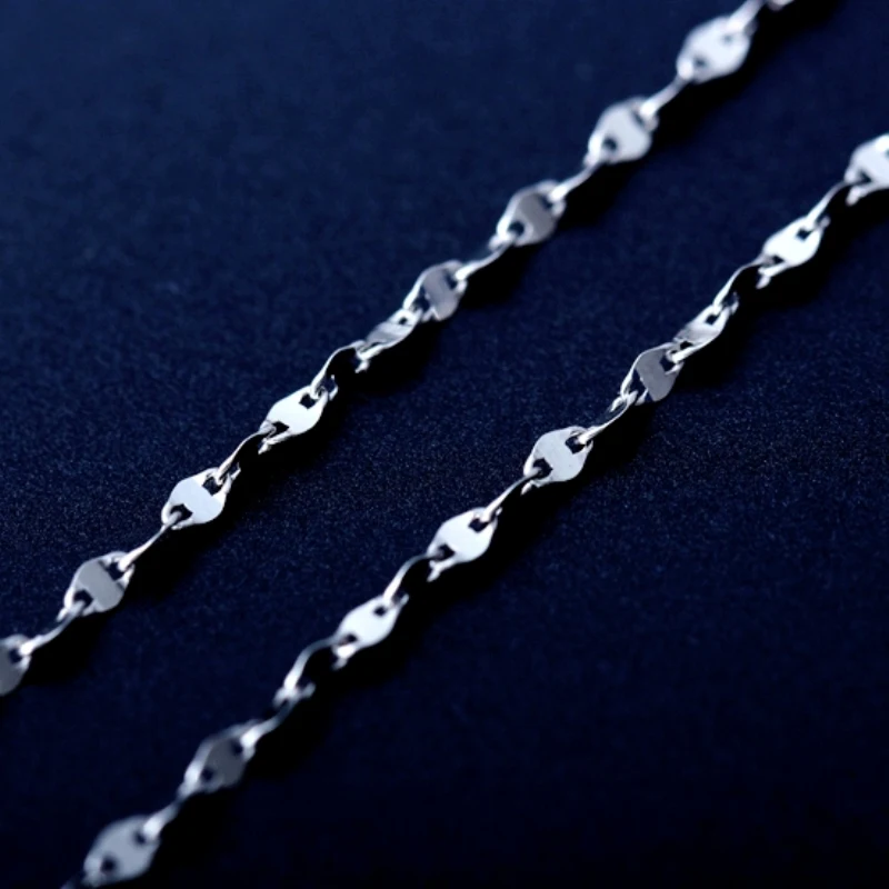 New Pure Platinum 950 Necklace 1.8mm 