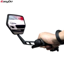 EasyDo 1 пара Велосипедное Зеркало Заднего Вида Велосипед Велоспорт широкий диапазон заднего вида отражатель регулируемые левый и правый зеркала