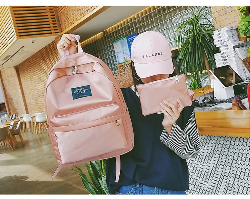 CESHA симпатичный стиль девочки Школьный рюкзак высокое качество прочный легкий школьная сумка из нейлона Модный женский школьный рюкзак