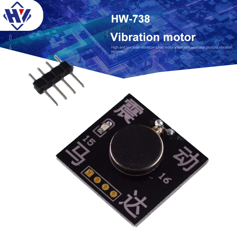 5V Vibration Motor Module High and Low Level Mini for Arduino Smart Wearable Product Vibrating Reminder | Электронные компоненты