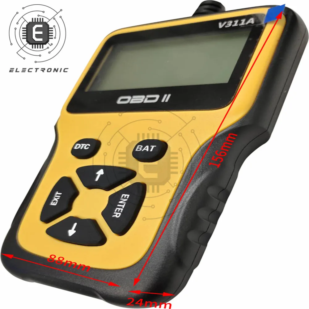 Сканер OBD2 Автомобильные диагностические инструменты считывание и очистка кода