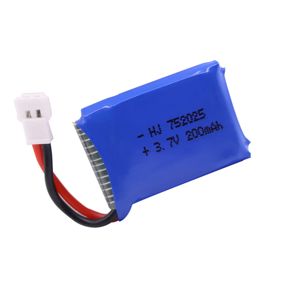 Литий полимерный аккумулятор 3 7 в для Syma X4 X11 X13 RC Quadcopter Drone Parts V 200mah 752025 литий 1 10