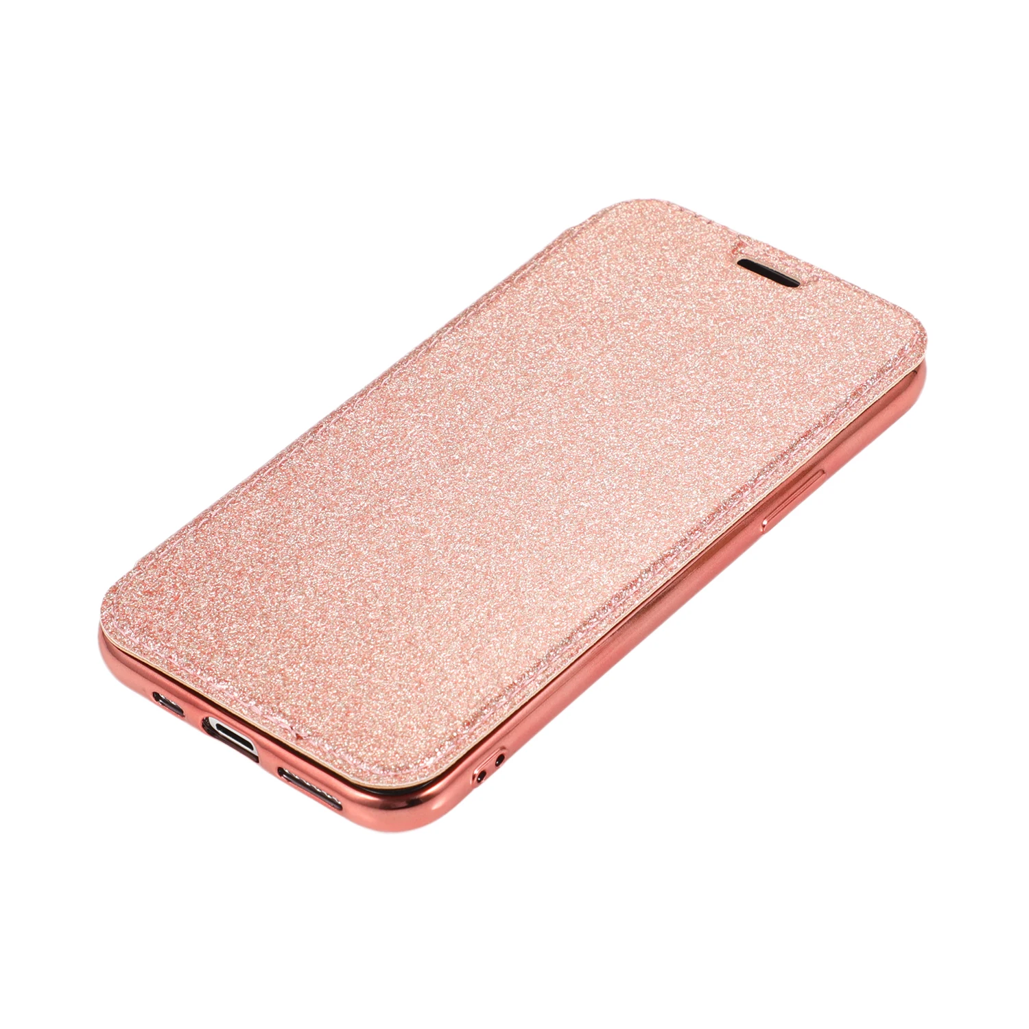 Чехол для iPhone 6, 6s, 7, 8 Plus, 11 Pro Max, блестящий кожаный флип-чехол, тонкий Чехол-кошелек с подставкой для iPhone XS MAX, XR, 5S, SE, Capa