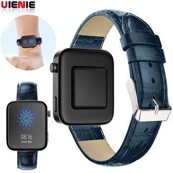 

High Quality Crocodile Leather Bracelet Watchband For Xiaomi Mi Watch 2019 Band Replacement Accessories Smart Sport Watch Strap