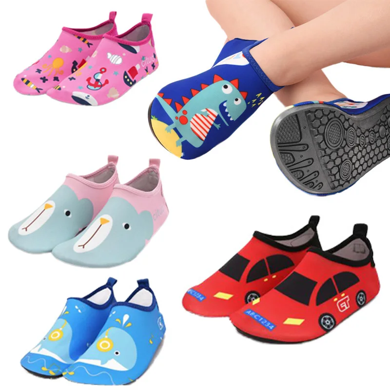 Hot Seller Swimming-Shoes Beach-Shoes Girls Soft-Sole Boys Kids ...