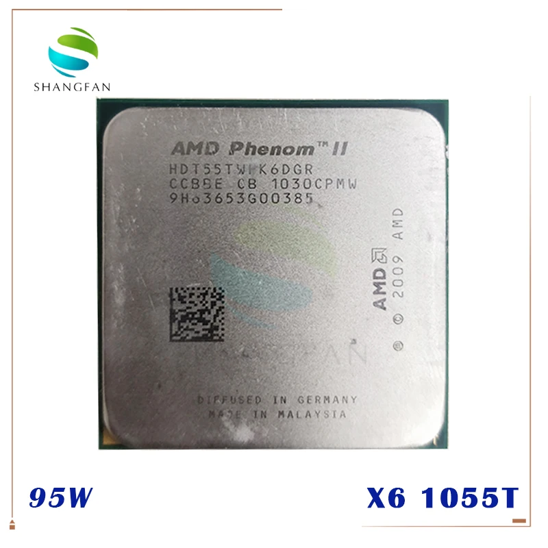 Процессор AMD Phenom X6 1055T процессор с шестиядерным процессором 2 8 ГГц разъем 95 Вт AM3