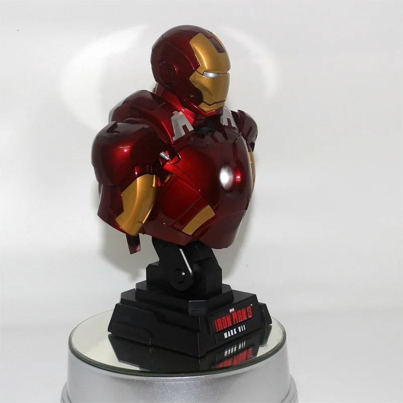 Marvel Legends Железный человек верхняя часть тела статуя игрушки ПВХ 23 см Mk7 фигурка модель Фильм Кукла «мстители» подарок Figma коллекционное украшение