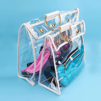 

Transparent Dust Bag Transparent Dust Bag Storage Bag Wallet Handbag Protection Bag With Magnetic Snap Storage Bags
