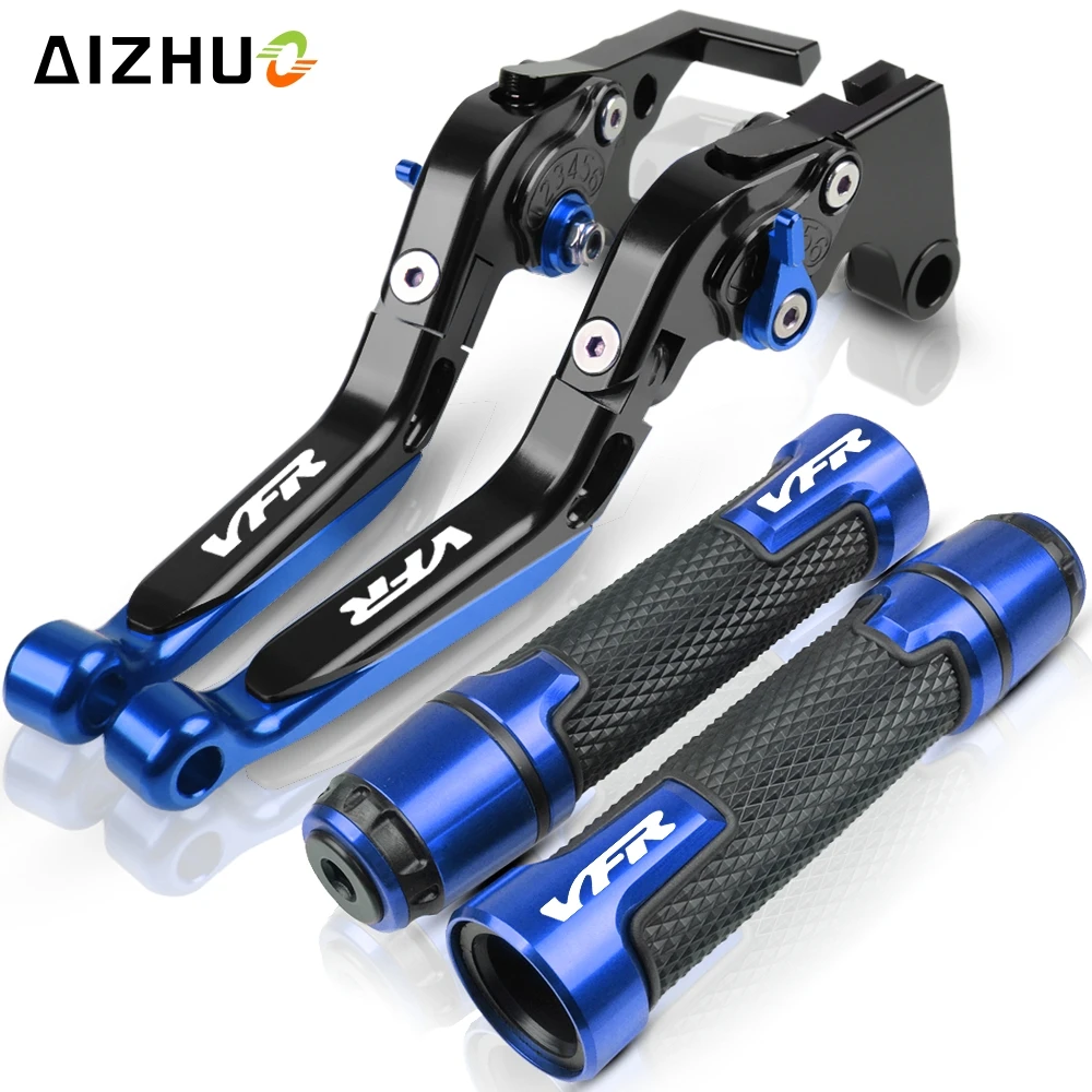 blue2 Для Honda VFR 750 VFR750 1991-1997 1992 1993 1994 1995 1996 CNC алюминиевый тормозной рычаг сцепления рукоятки - Цвет: blue2