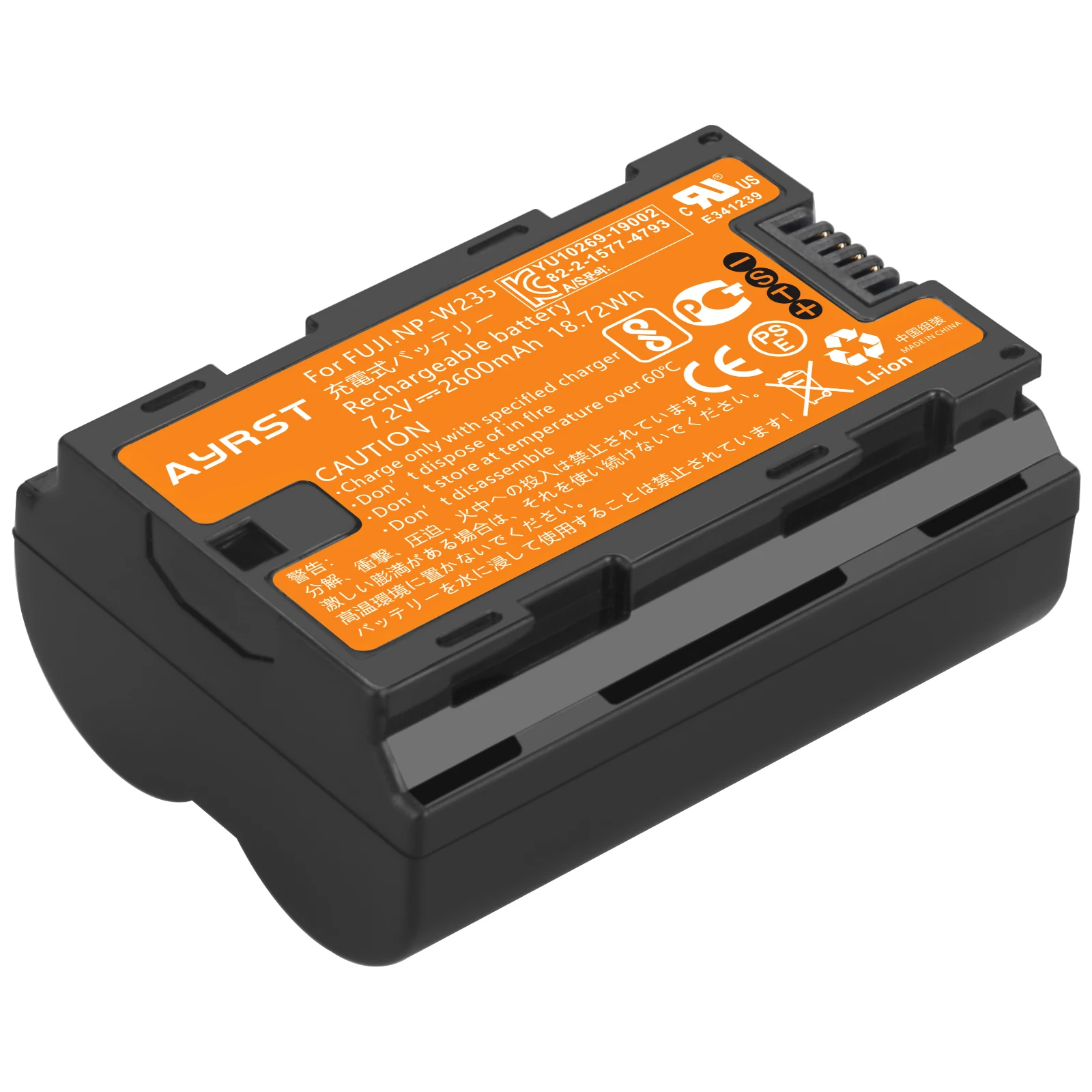 2X PLATINUM NP-W235 Batteria 2600Mah Compatibile Con