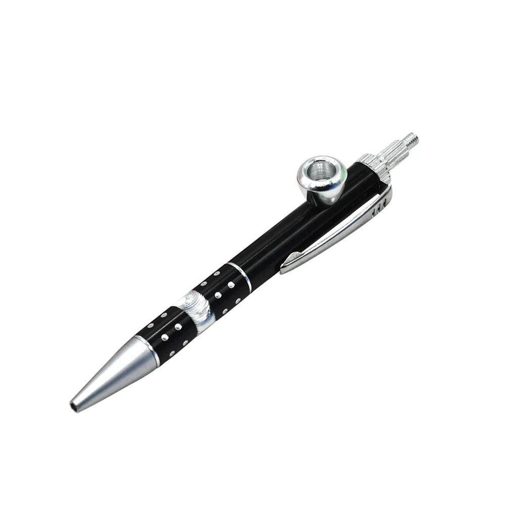 pen-shaped two-in-one Metal Smoking Pipe Tobacco Pipe Smoking Accessories Aluminium Alloy Cigarette Holder Men's Gift