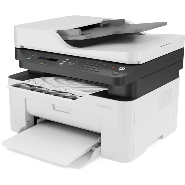 HP impresora láser MFP 137fnw A4 MFP, escáner, fotocopiadora, Fax, 1200dpi,  20ppm, 128Mb, ADF40, Lan, WiFi, USB|Impresoras todo-en-uno| - AliExpress