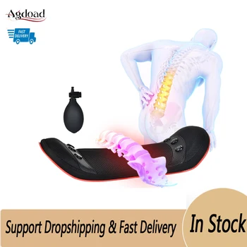 

Agdoad Electric Lumbar Traction Massager Waist Back Vibration Massage Device Waist Pain Body Fatigue Relief Lumbar Spine Support