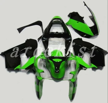 

3Gifts New Injection ABS Fairing kit for Kawasaki ninj ZX6R 636 600cc 2001 2002 2000 00 01 02 fairings custom green black