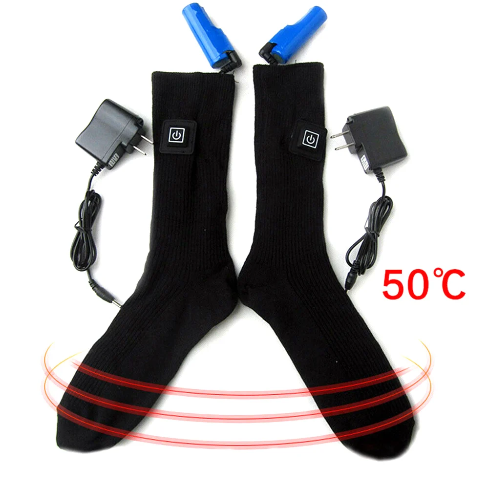 Hot Battery Heated Hot Boot Socks Feet Foot Super Warmer Electric Heater New UK 