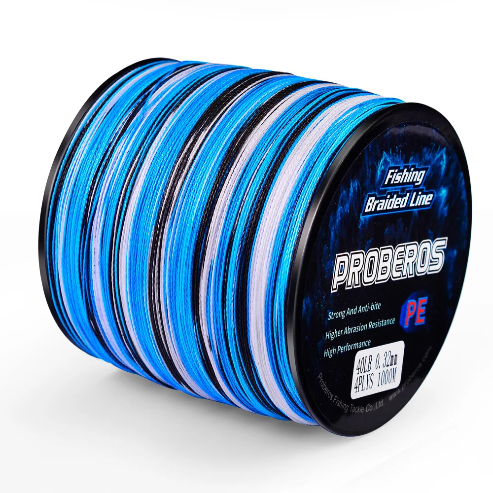 PROBERO 4&8 Braids Fishing Line 300-500-1000M Multifilament Weaves Line 10LB-100LB Wired PE for Bass Pike Fishing Tackle fishing line,fishing tackle