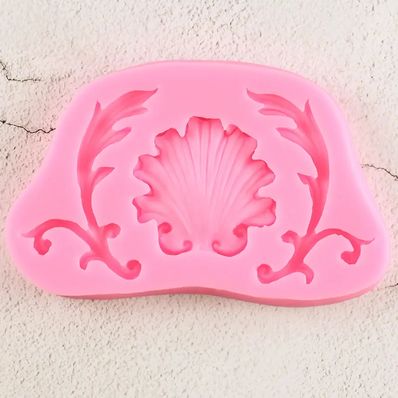 Baroque Scroll Relief Border Silicone Molds DIY Cake Decorating Tools Cupcake Topper Fondant Chocolate Polymer Clay Candy Moulds