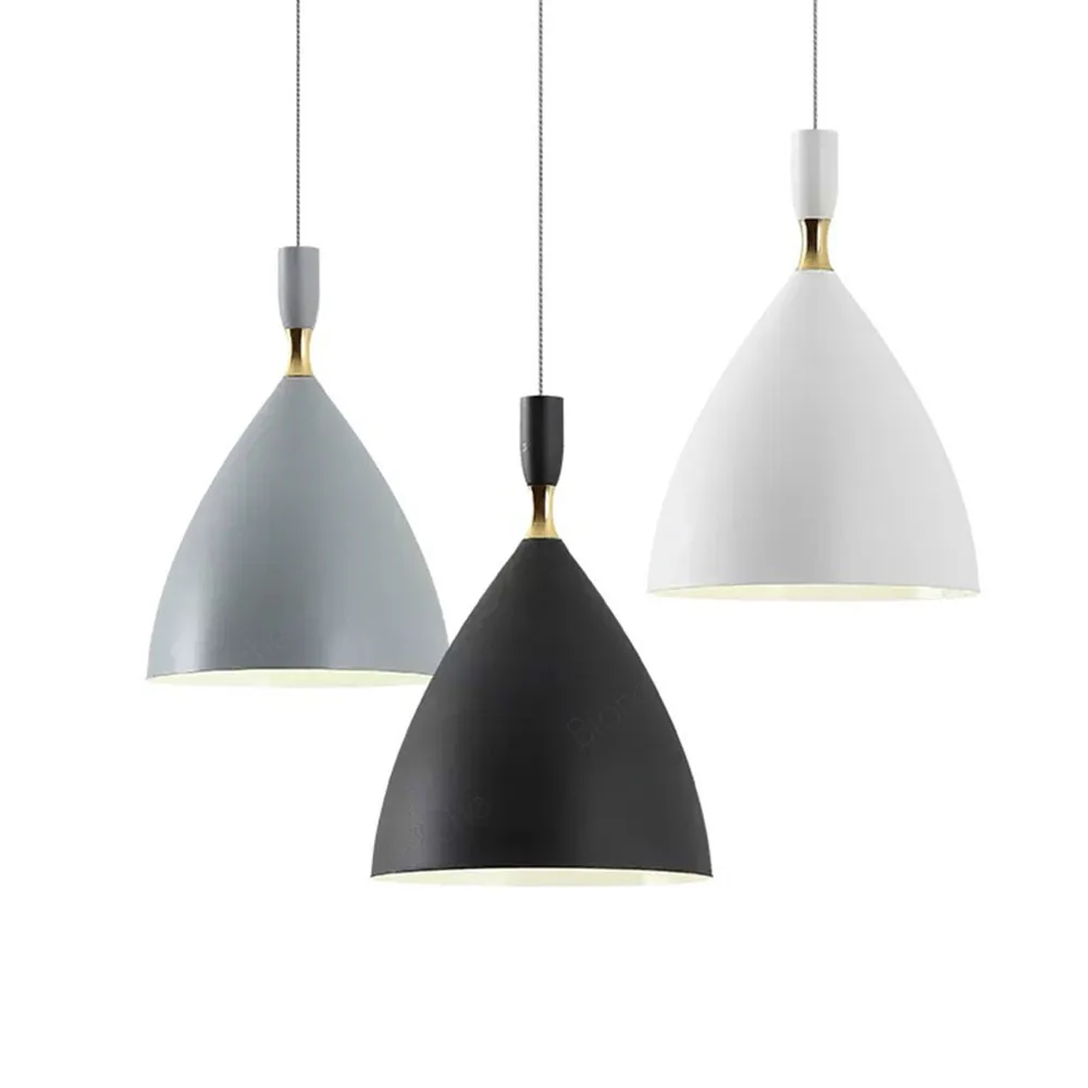 

Modern Industrial Hanging Lamp Colour Macaron Led Pendant Light Fixture for Dining Room Living Room Home Indoor Lighting Fixture