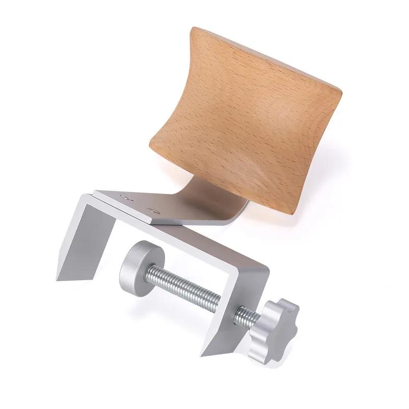 Headphone Holder Rack Headphone Stand Wood Desk Headset Display Hanger Aluminum Alloy Easy Install High Quality Fashion 1pc