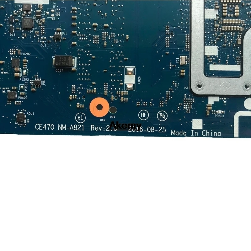 NM-A821 материнская плата для lenovo E470 CE470 E470C Материнская плата ноутбука I7-7500U GT920M NM-A281 Тесты работа