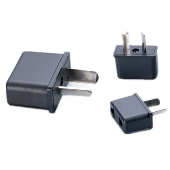 

50pcs/lot JHD-9623 Travel Adaptor/Plug Converter in Black *CE Marked US TO EU Travel Adaptor