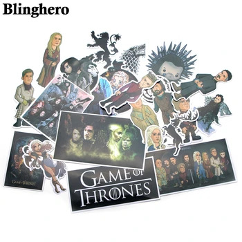 

CA78 23pcs/set Game of Thrones TV Fans Gift Decoration Sticker for DIY Scrapbooking Album Car Luggage Laptop Phone Sticker Decal
