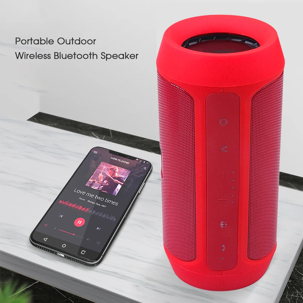Портативная уличная Беспроводная bluetooth колонка 20 Вт с супербасами