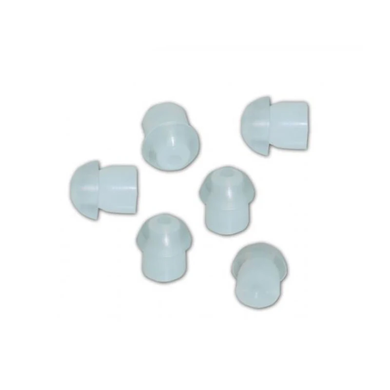 100PCS Replacement Silicone Earbud Eartip For Kenwood Two Way Radio Air Tube Headset Surveillance Kit Earpiece