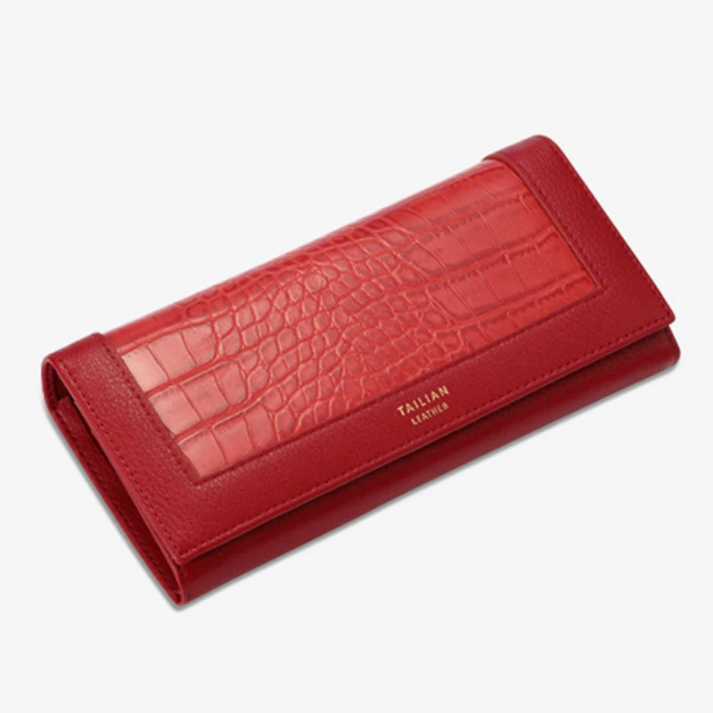 Wallets Clutch Money-Phone Long-Purses Crocodile-Pattern Female Women Ladies Card-Holder