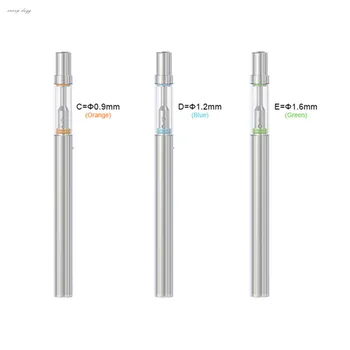 

500pcs/lots Disposable min vape pen BUD D1 Electronic Cigarette Ceramic Coil 0.5ml Glass Tank vaporizer pen Smoke Pipe CBD vape