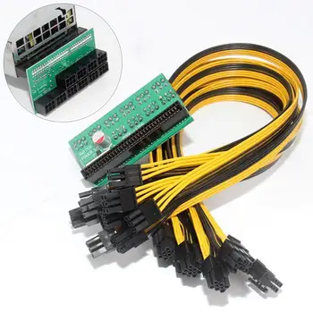 

Power Supply Breakout Board Adapter Server power conversion 6pin male 10pcs to board 8pin(6+2) male cable M6X1