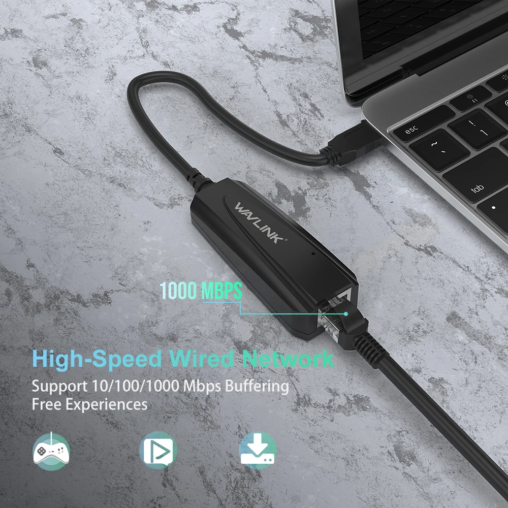 Высокоскоростной адаптер USB 3 0 в Gigabit Ethernet концентратор 10/100/1000 м RJ45 гигабитный LAN