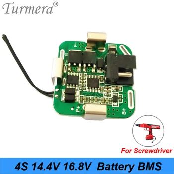 

4S 16.8V Lithium Battery 18650 Charger PCB BMS Protection Board For Screwdriver Shura Battery 14.8V 16.8V Lipo Cell Module AU06