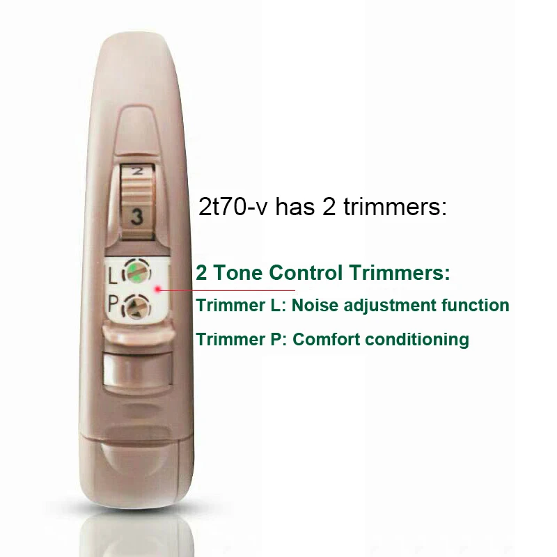 Gn ReSound цифровой BTE слуховые аппараты подходят MA2T70-V MA3T70-V для умеренной тяжелой потери высокая мощность мини слуховой аппарат - Цвет: MA2T70-V