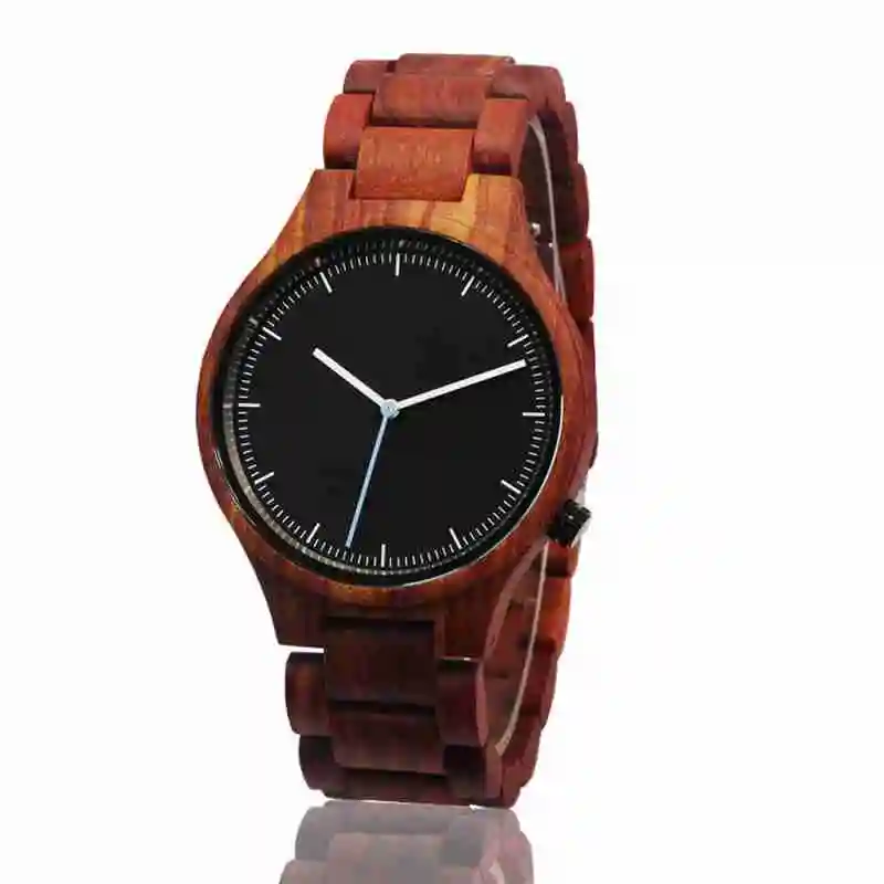 Fashion Quartz Sandal Wooden Watch Male & Female Wristwatches Top Brand Luxury Clock Round Dial Man's Watch Dropshipping 