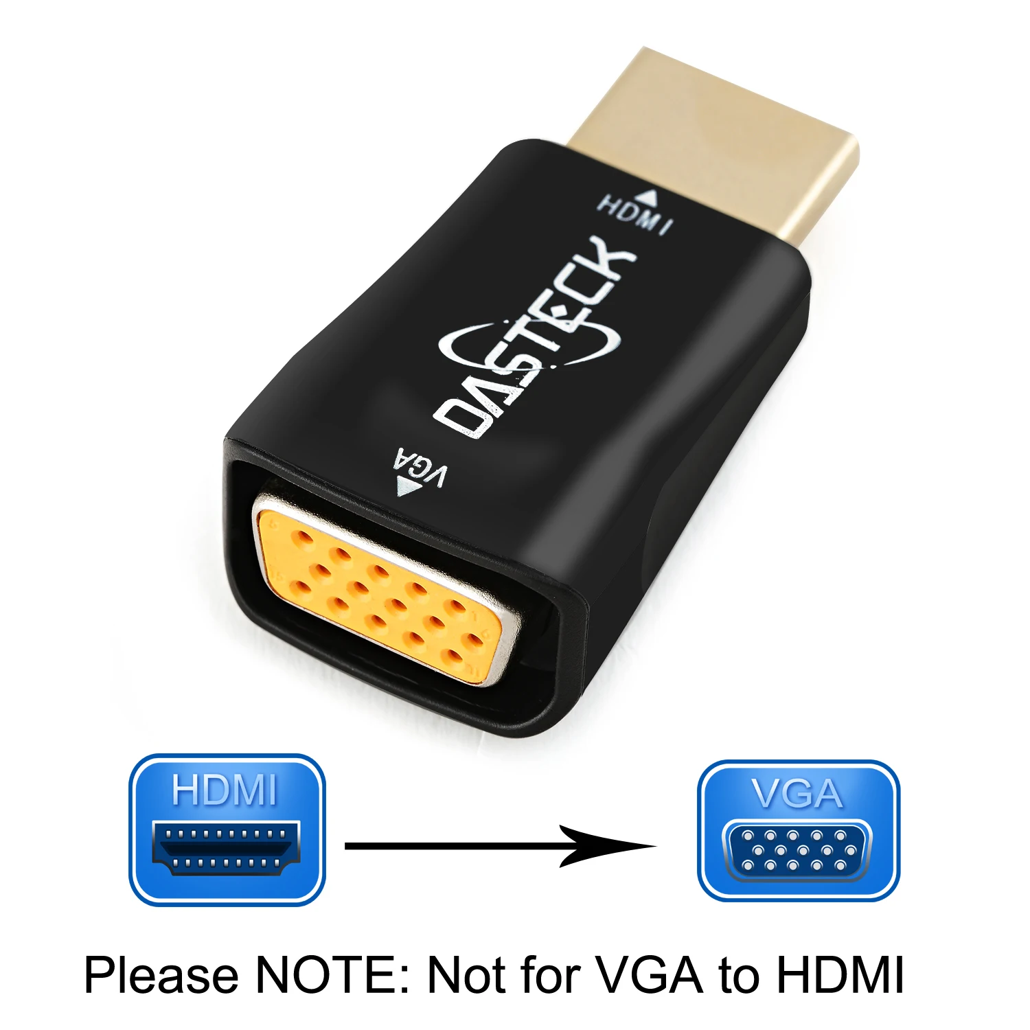 Высокое качество HDMI-совместимый с VGA адаптер мужчина к Famale конвертер 1080P цифровой