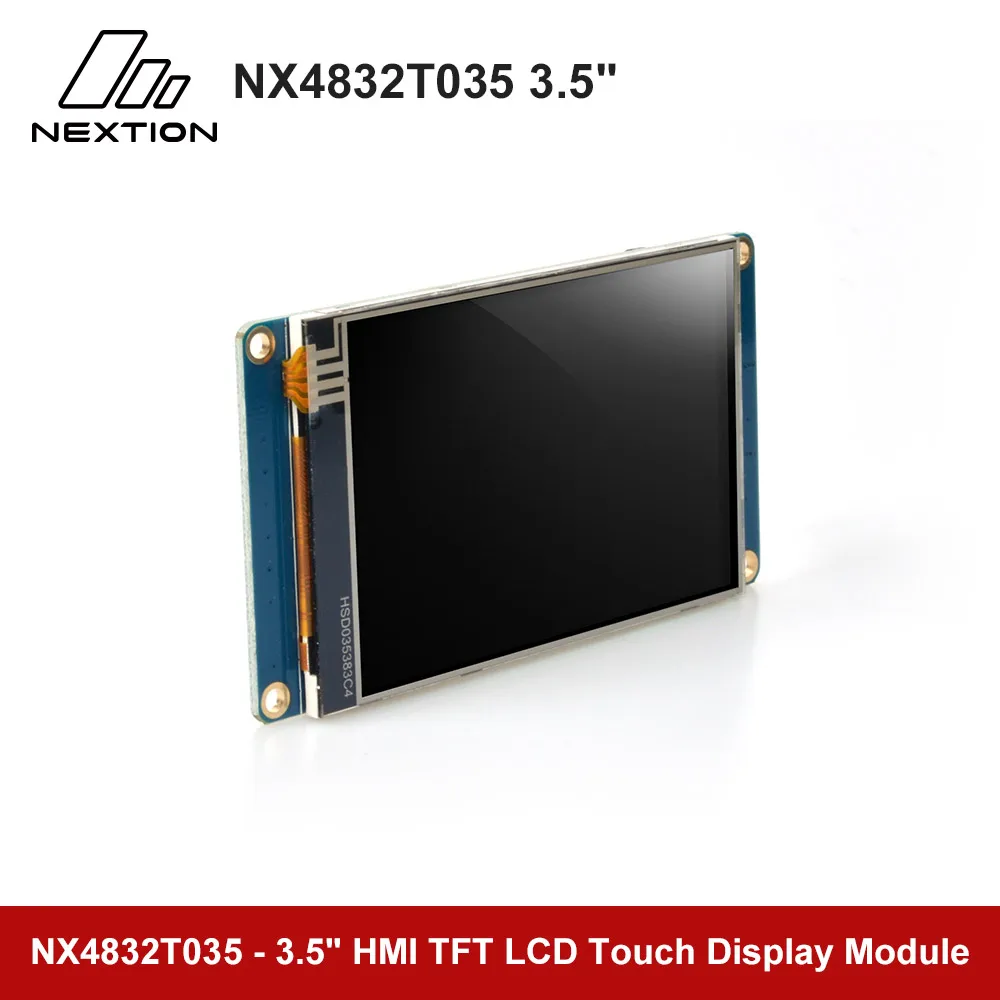 Nextion NX4832T035-Полноцветная 3," HMI интеллектуальная резистивная плата с сенсорным экраном UASRT TFT ЖК-модуль совместим с Arduino