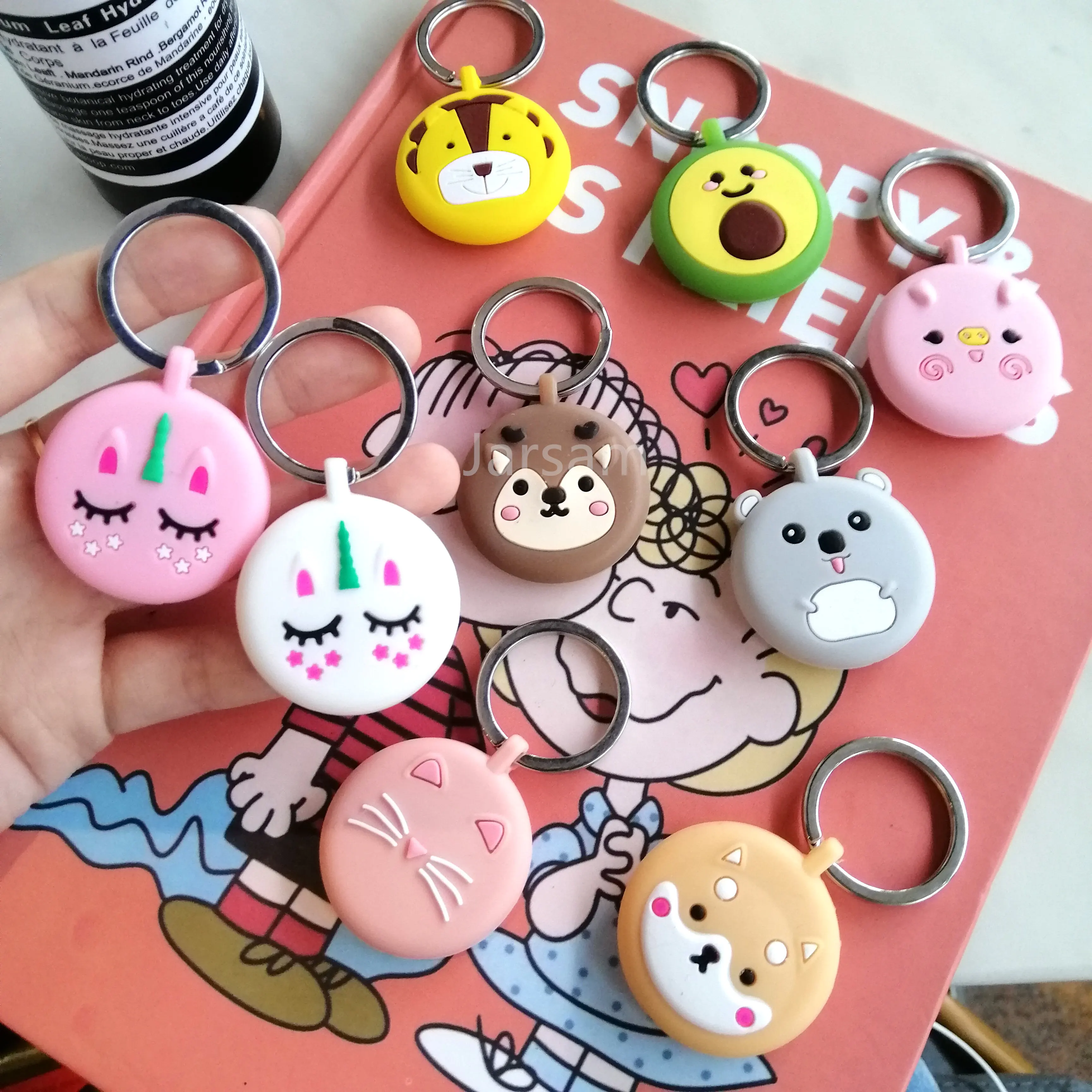 Lovely Cartoon Silicone Soft Protective Sleeve For AirTag Keychain Pet Child Anti-lost Device for Air Tag Protect Case Cover Lovely Cartoon Silicone Soft Protective Sleeve For AirTag Keychain Pet Child Anti-lost Device for Air Tag Protect Case Cover