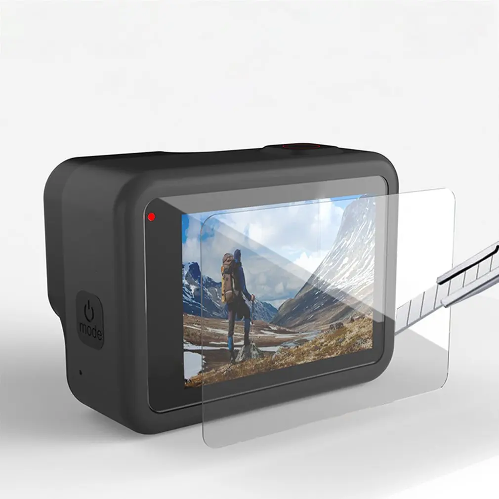 Закаленное стекло протектор экрана для Gopro Hero 8 черная спортивная защита для экрана камеры пленка из закаленного стекла аксессуары для камеры