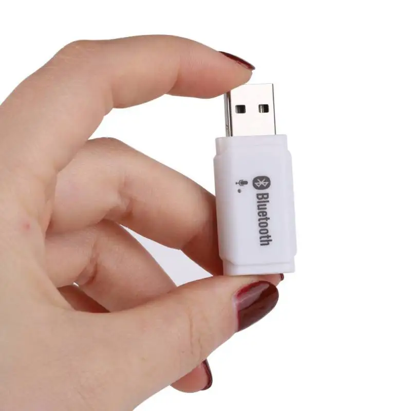 Классический USB Беспроводной адаптер Bluetooth 5,0 беспроводной Mini-USB адаптер аудио стереоресивер автомобильный комплект с микрофоном для ПК
