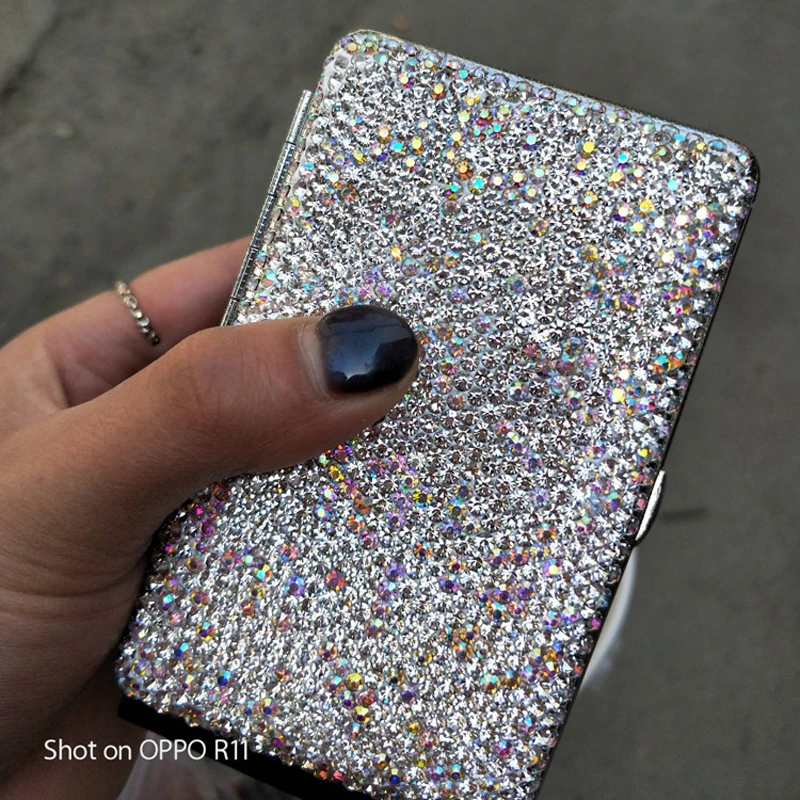 Portable-Women-Double-Sided-Diamond-Case-Bling-Crystal-Slim-Cigarette-Box-Holder-For-14-Pcs-Cigarettes-USB-Charging-4