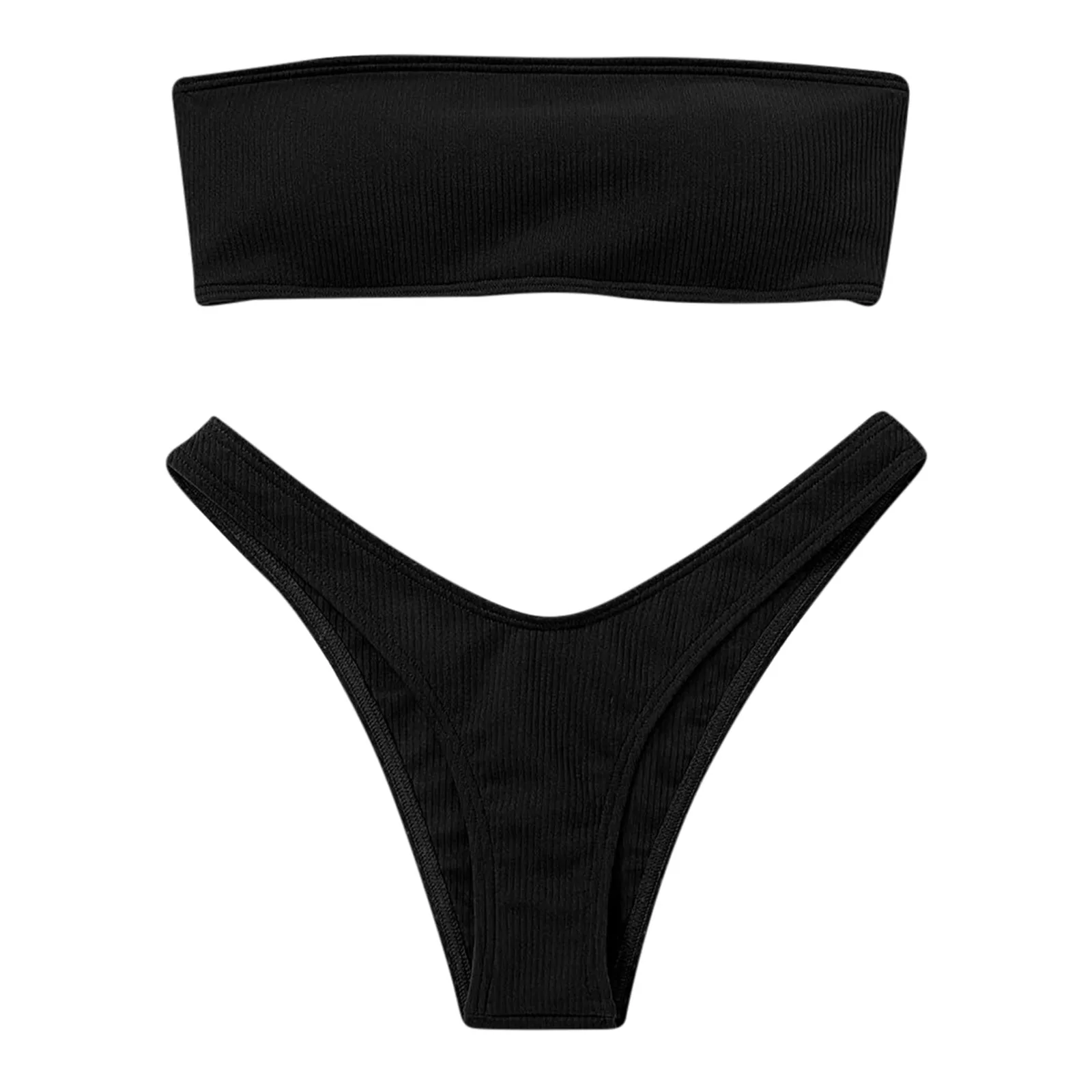 Sexy Bikini Micro Brazilian Women'S Bikini Chest Wrapping High Waisted