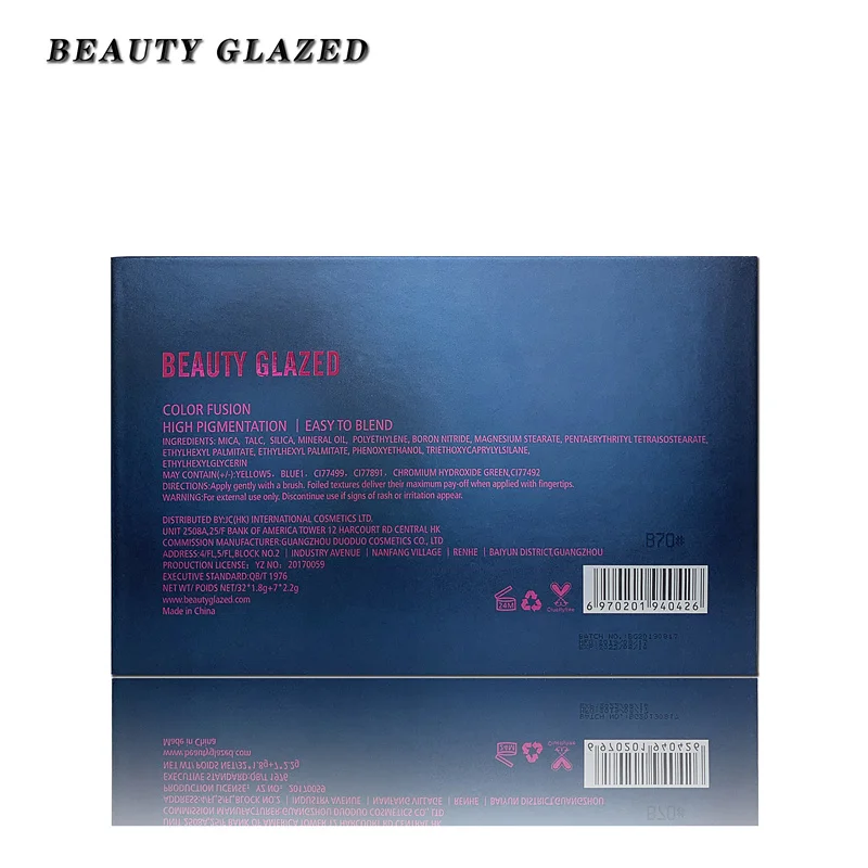 Палетка теней для век Beauty Glazed 39 цветов водостойкие мерцающие матовые тени TSLM1| |